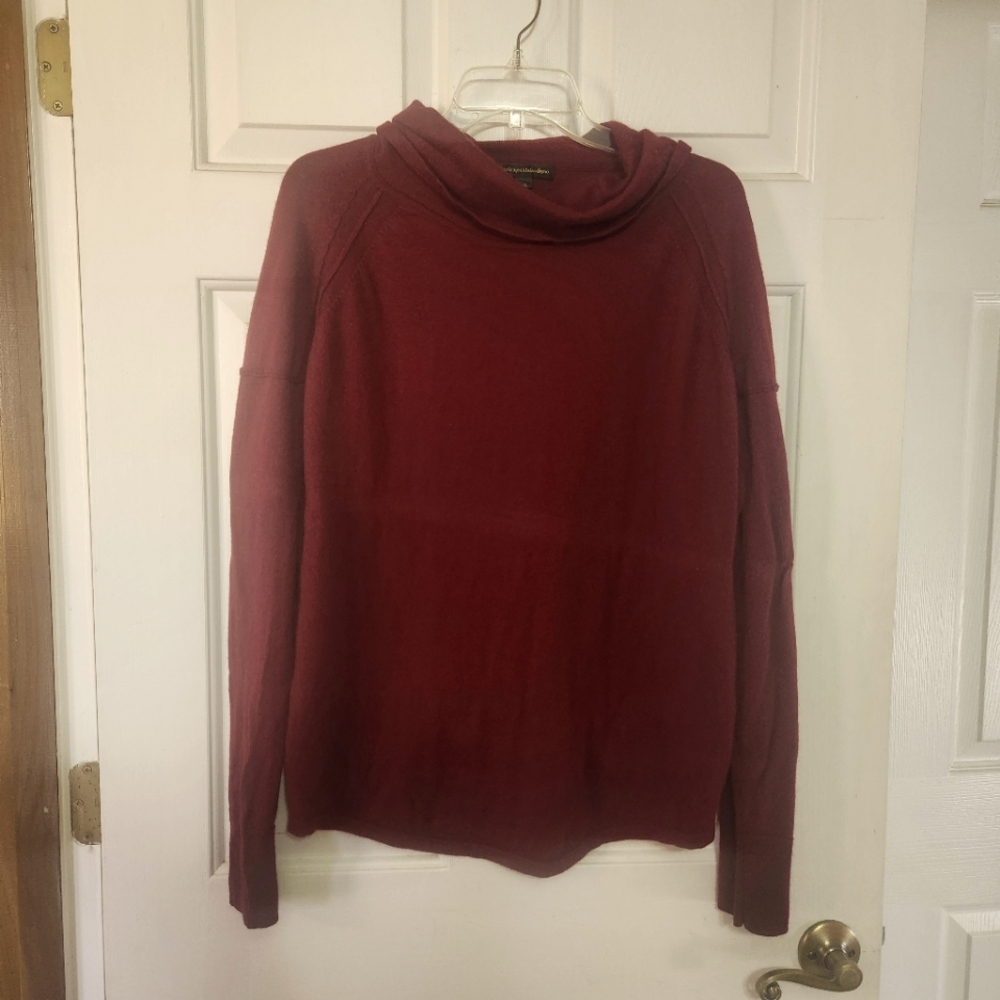 Wool Cashmere Blend Sweater - Women's Size Large